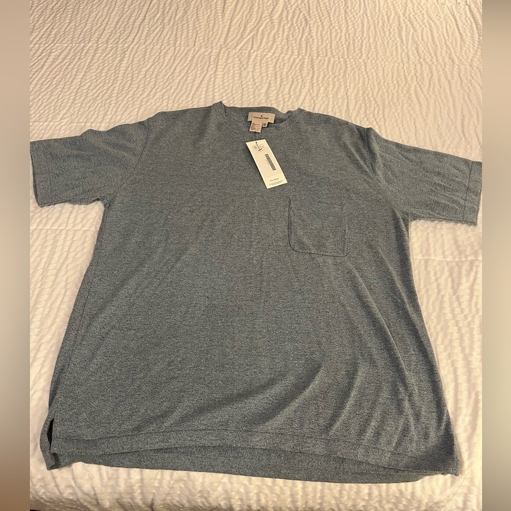 Ermenegildo Zegna Classic Gray Short Sleeve Men's Tee Size XXL